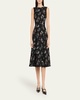 Eloise Floral-Print Sleeveless Midi Dress
