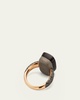 Nudo Maxi 18k Gold Ring with Obsidian and Black Diamonds