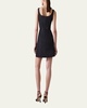 Crystal Heart Sleeveless Mini Dress