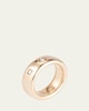 Iconica 18K Rose Gold Small Fancy Set Diamond Band Ring
