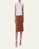 Cashmere Knit Pullover with Knot Detail