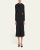 Dolman Sleeve Midi Dress