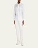 Men's Palace-Print Silk Dress Shirt