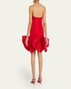 Strapless Oversized Bow Mini Dress