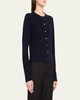 Tipped Half-Moon Cardigan