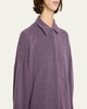 Janak Collared Cashmere Top