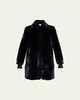 Faux-Fur Collared Coat