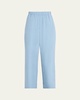 Riverside Wide-Leg Organic Cotton Poplin Pants