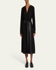 Enya Lightweight Crepe Dress with Belt