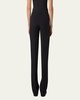 Carl Straight Leg Stonewashed Twisted Linen Wool Pants