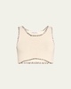 Blanket Stitch Crop Top