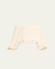 Sienna Pleated Off-The-Shoulder Top