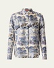 Chika Printed Button Down Top