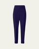 Chris Conical-Leg Crepe Pants