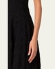 3D Star Jacquard Knit Mini Dress