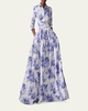 Blur Floral Ball Skirt