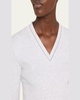 Cotton Ribbed Knit Top with Monili Detail