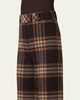 Fior Wool Flannel Wide-Leg Trousers