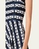 Dot Cut-Out Guipure Fit-Flare Midi Dress