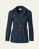 Denim Belted Jacket