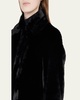 Faux-Fur Collared Coat