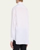 Pleated Poplin French-Cuff Dress Shirt