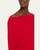 Kasos Off-The-Shoulder Cashmere Maxi Dress
