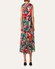 Sea Clipper Print Midi Georgette Dress