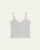 Mariela Lace-Trim Pointelle Tank