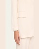 Diagonal Button-Front Viscose Blazer