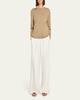 Jhaio Long Sleeve Wool Top