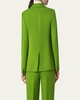 William Boyfriend Double-Breasted Silk Blazer