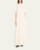 Long Silk T-Shirt Dress