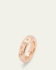 Iconica 18K Rose Gold Medium Band Ring with Diamonds