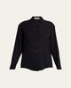 Elia Button Down Silk Blouse