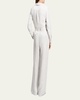 Houndstooth Classic Straight Trousers