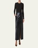 Lurex Pinstripe Fitted Wool Sweater