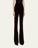 Sophie II Mid-Rise Straight Velvet Pants
