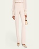 Barrow Straight-Leg Wool-Silk Pants