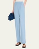 Riverside Wide-Leg Organic Cotton Poplin Pants