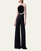 V-Waistband Wide-Leg Pants