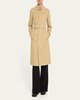 Feminine Belted Car Coat