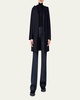 Hooded Cashmere Two-In-One Short Coat
