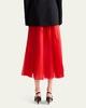 Dex Pleated Silk Midi Skirt