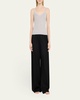 Mariela Lace-Trim Pointelle Tank