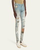 Men's MA Quad Art Patch Skinny Jeans
