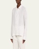 Belvoir Lace Linen Shirt