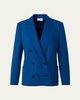 Double-Breasted Cool Wool Jacket