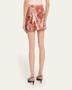Juno Sequined Damask Mini Skirt
