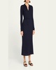 Ardor Cashmere-Blend Ribbed Midi Dress